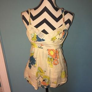 Abercrombie floral tank